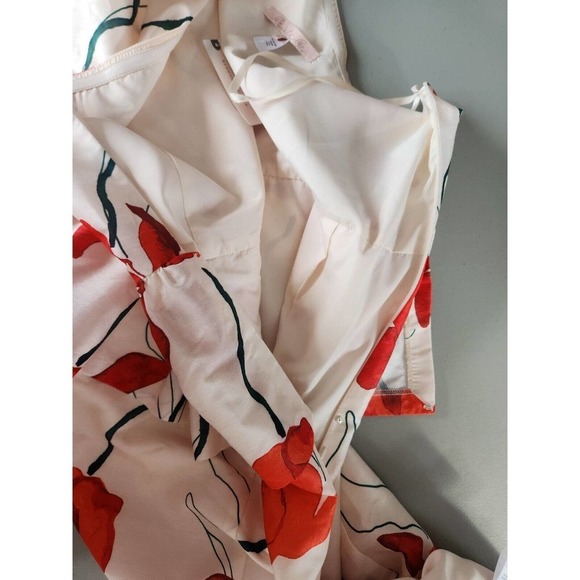 NWT Anthropologie Hutch One-Shoulder Floral Peplum Dress size 12 - Picture 11 of 11